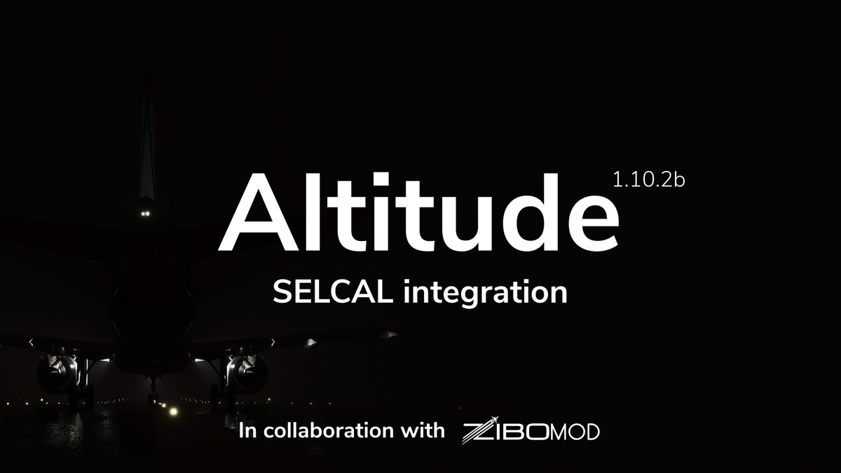 IVAO Releases: Altitude Update, Integrating SELCAL